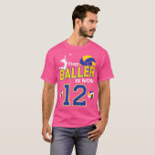 This Baller Is Now 12 Birthday Volleyball Girl Bda T-Shirt (Vorne ganz)