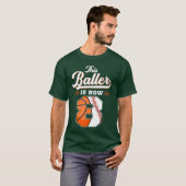 This Baller Is Now 8 Basketball Baseball 8th Birth T-Shirt (Vorne ganz)