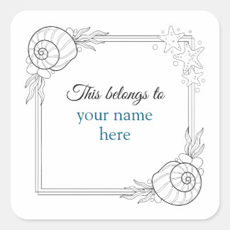 This belongs to quadratischer aufkleber