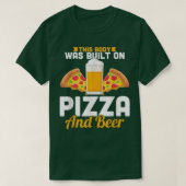 This Body Was Built On Pizza And Beer5504 T-Shirt (Design vorne)