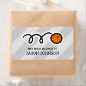 This book belongs to basketball bookplate (Insitu)