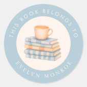 This Book Belongs To Custom Sticker (Vorderseite)