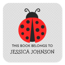This book belongs to ladybird bookplate stickers