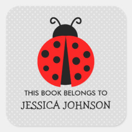 This book belongs to ladybird bookplate stickers