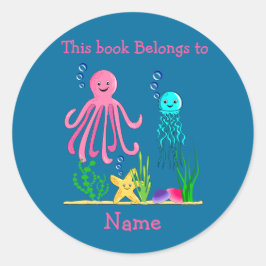 This book belongs to.. Sticker