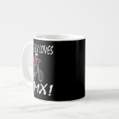 This Boy Loves Bmx, Kids Bmx  Kaffeetasse (Vorderseite Links)