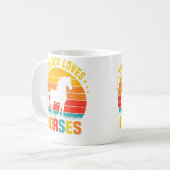 This Boy Loves Horses Funny Horse Riding For Toddl Kaffeetasse (Vorderseite Links)