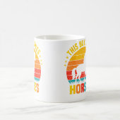 This Boy Loves Horses Funny Horse Riding For Toddl Kaffeetasse (Mittel)