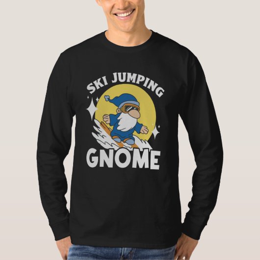 This Boy Loves Ski Jumping Ski Jumper Ski Jump Win T-Shirt (Vorderseite)
