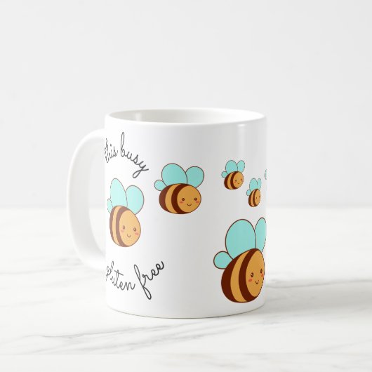 This Busy Bee is Gluten Free Kaffeetasse (Vorderseite Links)