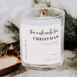 This Candle Smells Like Product Label Sticker Tag