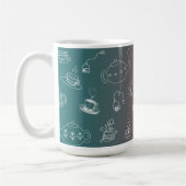 This charming tea and coffee doodle pattern featur kaffeetasse (Links)