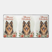 This christmas desk mat brightens festive Desk mat Schreibtischunterlage (Vorderseite)