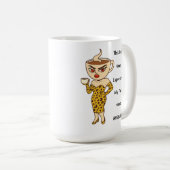 This Cup Holds Espresso. My Face Holds Attitude. Kaffeetasse (VorderseiteRechts)