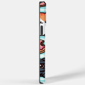 This cute iPhone case features playful ninja cats (Rückseite / Rechts)