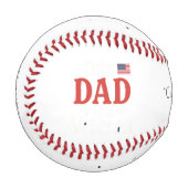 This Dad is a Veteran Baseballs – Heartfelt Gift (Vorderseite Links)