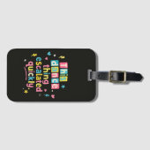 This dance thing escalated quickly gepäckanhänger (Vorderseite (Horizontal))