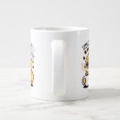 This Duck Runs on Coffee Cute Duck Coffee Mug Jumbo-Tasse (Rückseite)