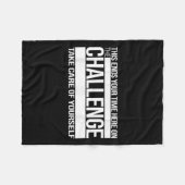This Ends Your Time Here On The Challenge Take Car Fleecedecke (Vorderseite (Horizontal))