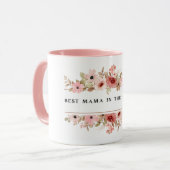 This floral Mama design features elegant botanical Tasse (Vorderseite Links)