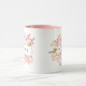 This floral Mama design features elegant botanical Tasse (Zentrum)