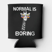 This funny graphic design features giraffe with co dosenkühler (Vorderseite)