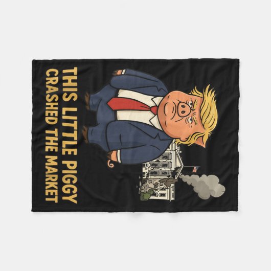 This Ggy Crashed The Market Funny Quote  Fleecedecke (Vorderseite (Horizontal))