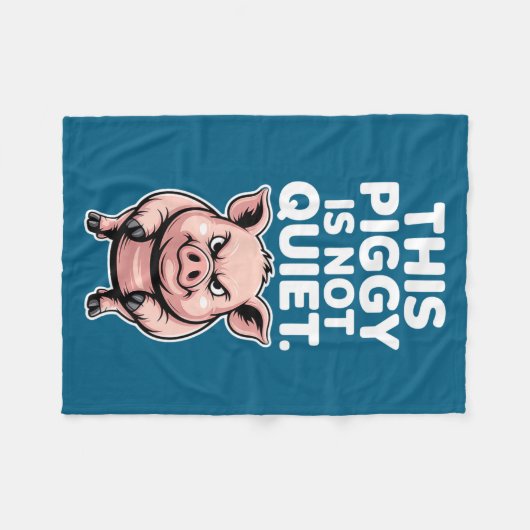 This Ggy Is Not Quiet Litical Funny Quote Meme Fleecedecke (Vorderseite (Horizontal))