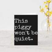 This Ggy Won't Be Quiet Karte (Gelbe Blume)