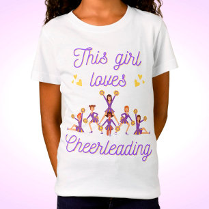This Girl Loves Cheerleading T-Shirt