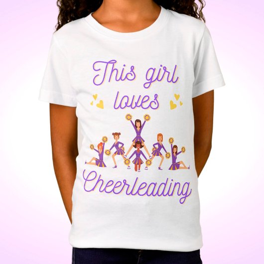 This Girl Loves Cheerleading T-Shirt