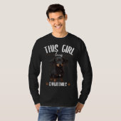 This Girl loves Chiweenies Cute Dog Fun T-Shirt (Vorne ganz)