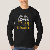 This Girl Loves Tyler Alexander Milwaukee Baseball T-Shirt (Vorderseite)