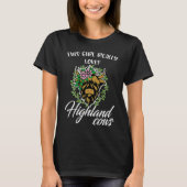 this girl really loves highland cows highland catt T-Shirt (Vorderseite)