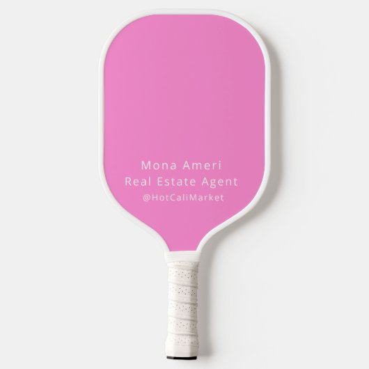 This Girl Sells Homes Homes Customized  Pickleball Schläger (Rückseite)