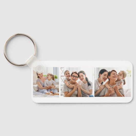 This Grandma Belongs To | 3 Photo Collage Schlüsselanhänger (Rückseite)