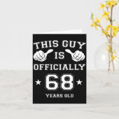 This Guy Is Ly 68 Years Old 68th Birthday Mens  Karte (Gelbe Blume)