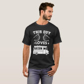 This Guy Loves Bacon Trucks Funny T-Shirt (Vorne ganz)