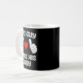 This Guy Loves His Cindy Girlfriend Wife Valentine Kaffeetasse (Vorderseite Links)