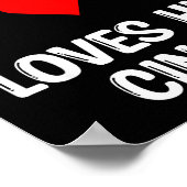 This Guy Loves His Cindy Girlfriend Wife Valentine Poster (Ecke)