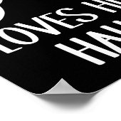 This Guy Loves His Hallie Valentine Poster (Ecke)