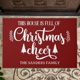 This House is full of Christmas Cheer Christmas Fußmatte