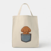 This is a poodle bag that makes going out more tragetasche (Rückseite)