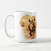 This Is Africa Rhino | African Strength Wildlife Kaffeetasse (Links)