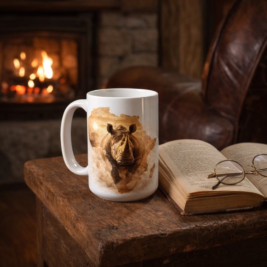 This Is Africa Rhino | African Strength Wildlife Kaffeetasse