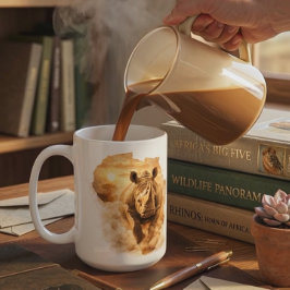 This Is Africa Rhino | African Strength Wildlife Kaffeetasse