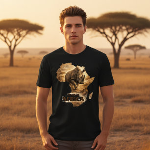 This Is Africa Rhino Afrikanischer Stolz Wildlif Tri-Blend Shirt