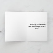 This is an expensive Birthday card ... Karte (Innenseite)