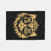 This Is An Outrage Cat Meme Funny Sarcastic Quote  Fleecedecke (Vorderseite (Horizontal))