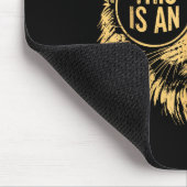 This Is An Outrage Cat Meme Funny Sarcastic Quote Mousepad (Ecke)